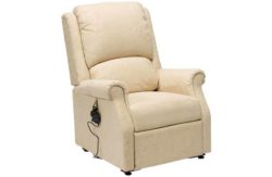 Chicago Riser Recliner Chair with Single Motor - Beige.